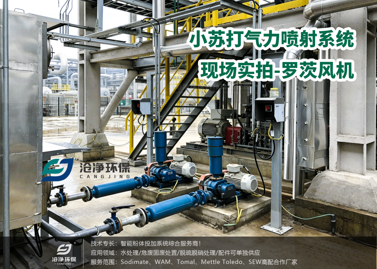 小苏打气力喷射系统-罗茨风机现场照片