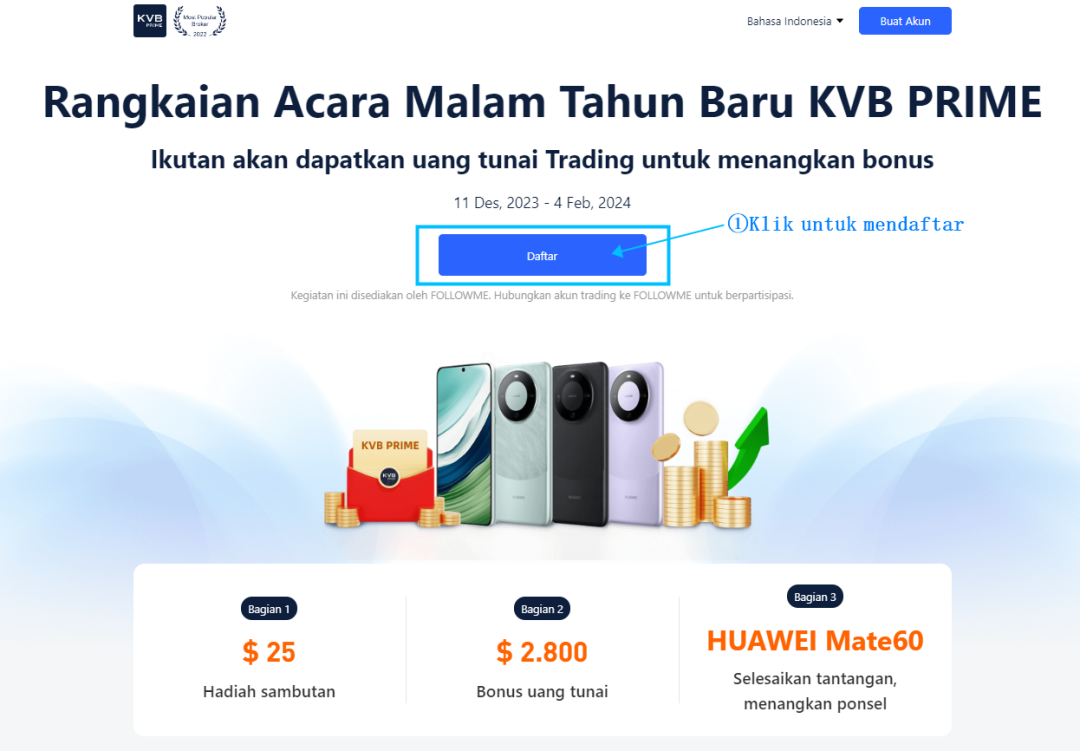 Dapatkan uang serta peluang baru di tahun baru!