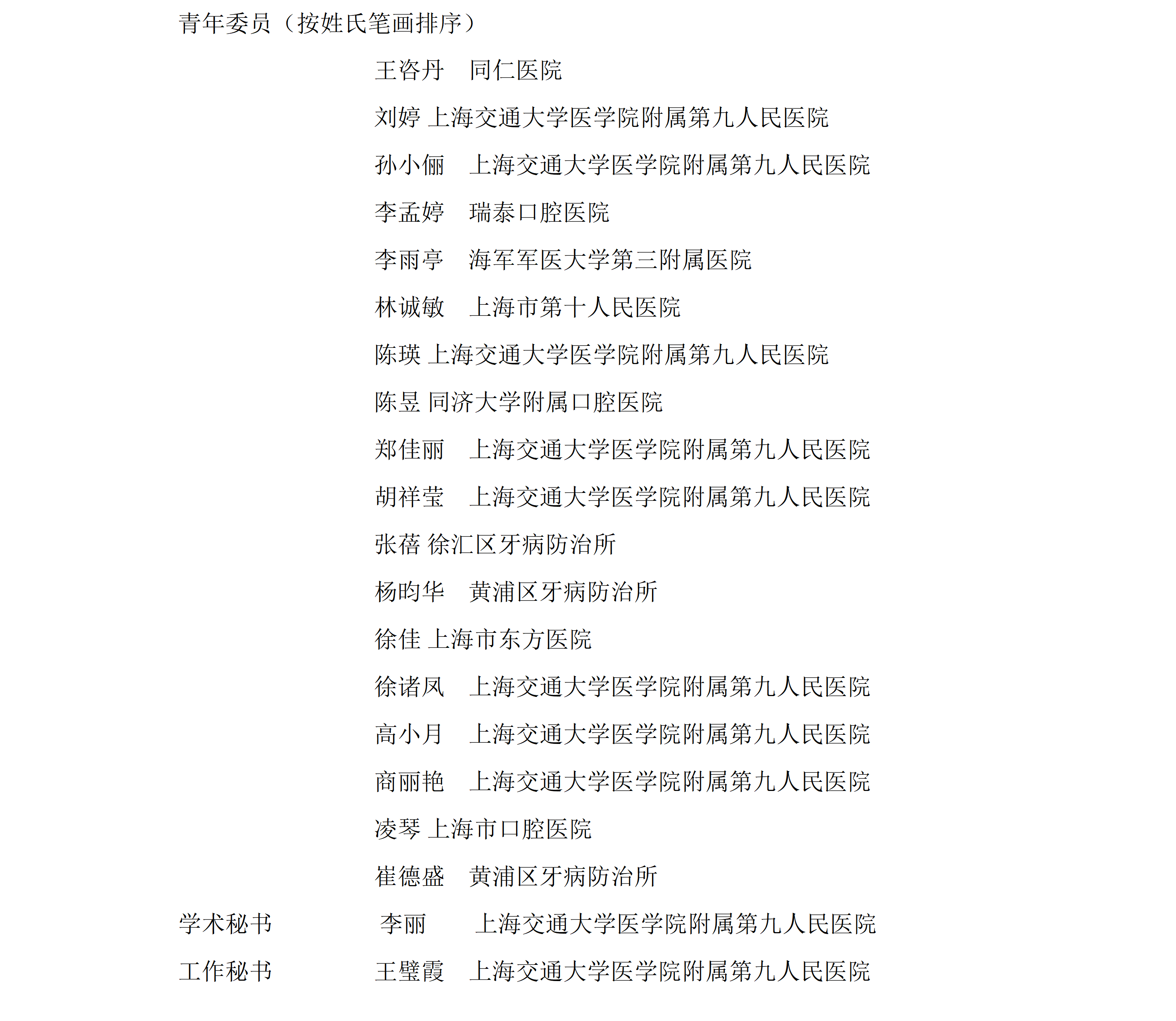 上海市口腔医学会口腔护理专业委员会组成名单(1)_03.png