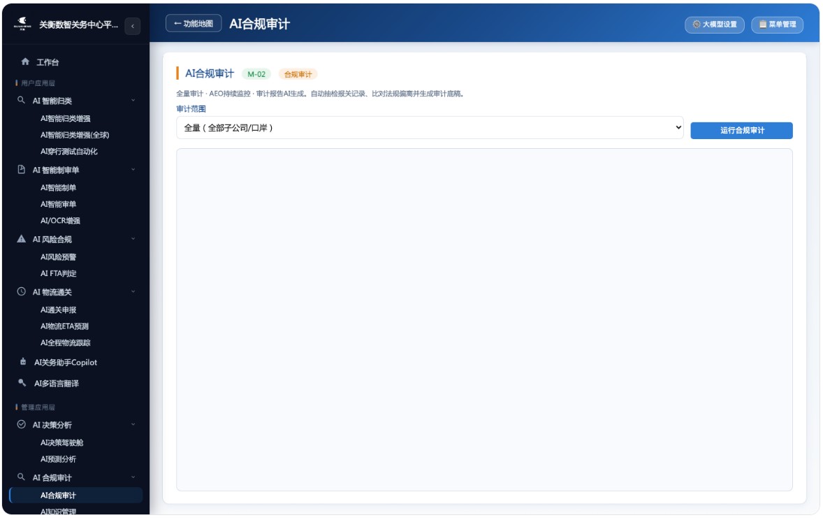 AI关务系统来了,AI驱动下的全球通关与合规引擎(图4) AI 合规审计