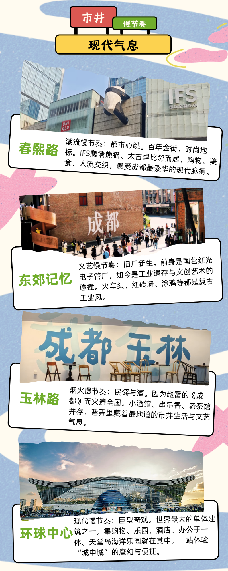 简约卡通插画杭州旅游路线推荐长图 - 2.PNG