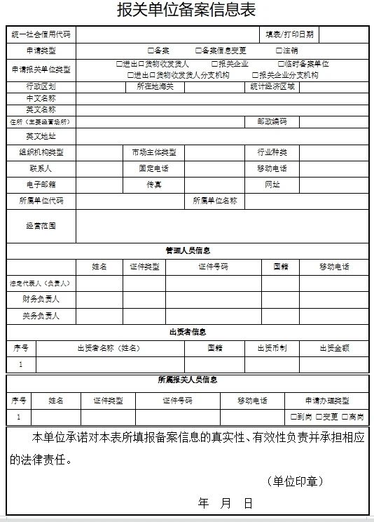 进出口货物收发货人及其分支机构、临时备案单位操作指南-货之家
